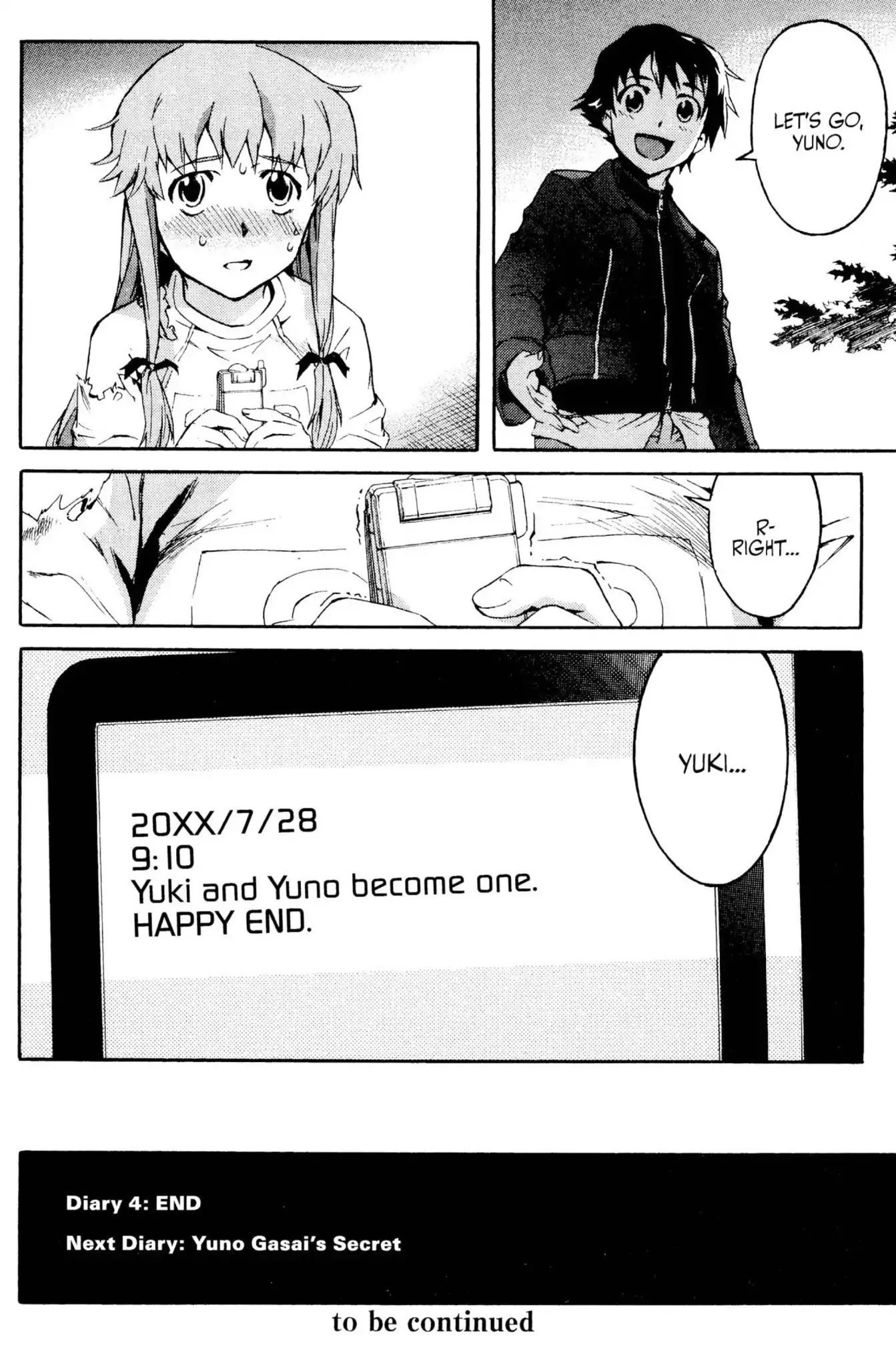 Mirai Nikki Chapter 4 page 40 - Chapter 4: Vol.1 Diary 4: Birth of the Future Alliance