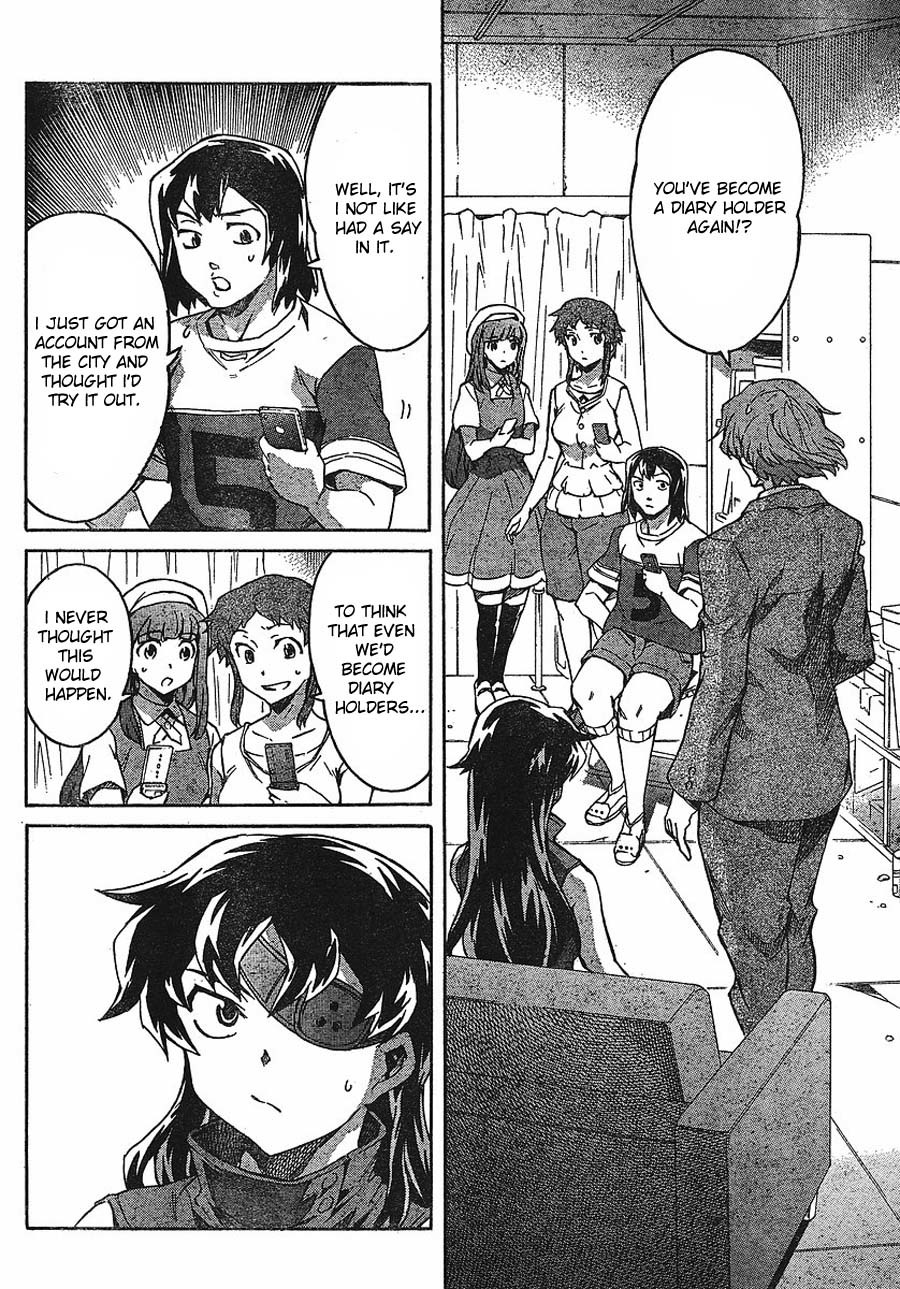 Mirai Nikki Chapter 41 page 12 - Chapter 41: Owners Gather