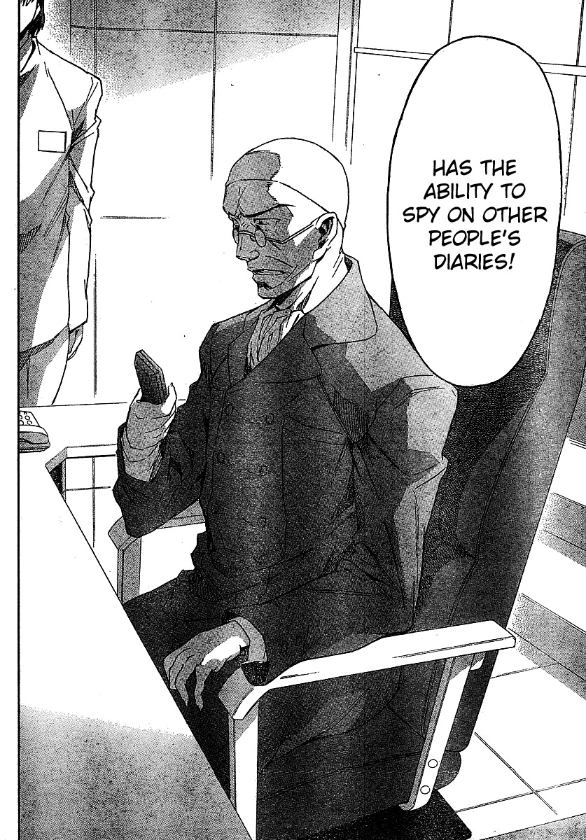 Mirai Nikki Chapter 42 page 20 - Chapter 42: Dead Zone VS Dead Zone