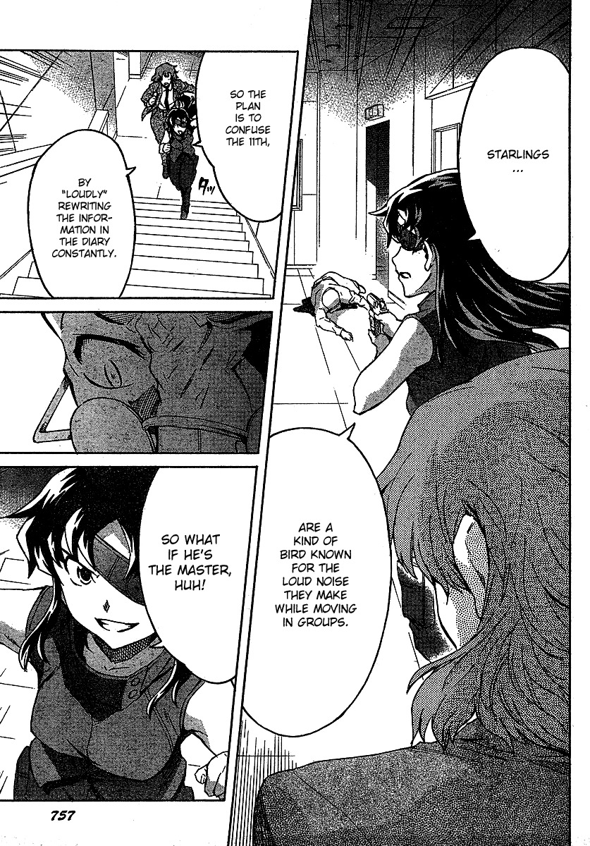 Mirai Nikki Chapter 42 page 28 - Chapter 42: Dead Zone VS Dead Zone