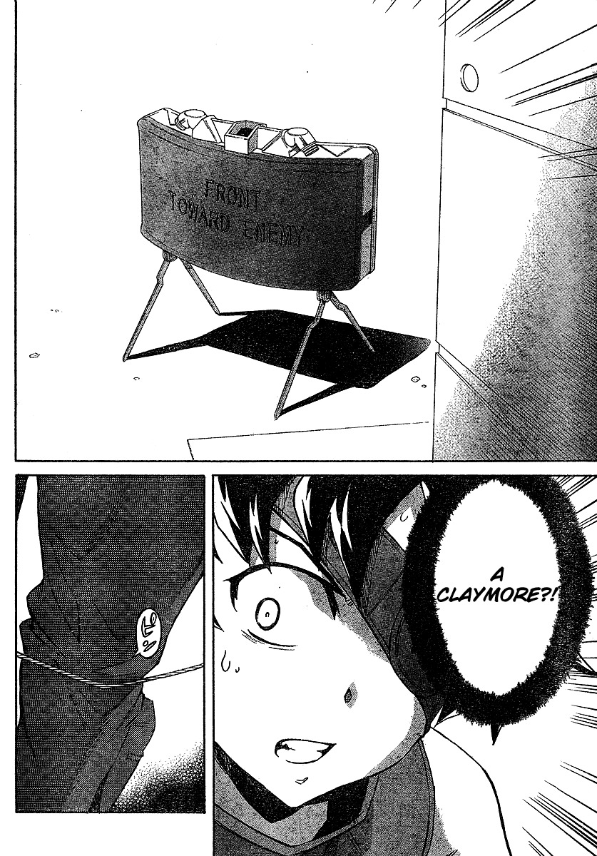 Mirai Nikki Chapter 42 page 32 - Chapter 42: Dead Zone VS Dead Zone