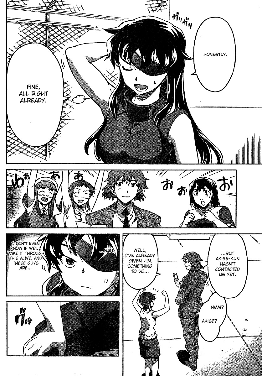 Mirai Nikki Chapter 42 page 8 - Chapter 42: Dead Zone VS Dead Zone