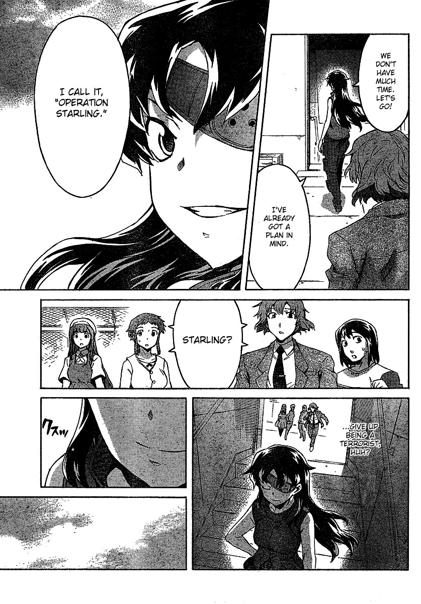 Mirai Nikki Chapter 42 page 9 - Chapter 42: Dead Zone VS Dead Zone