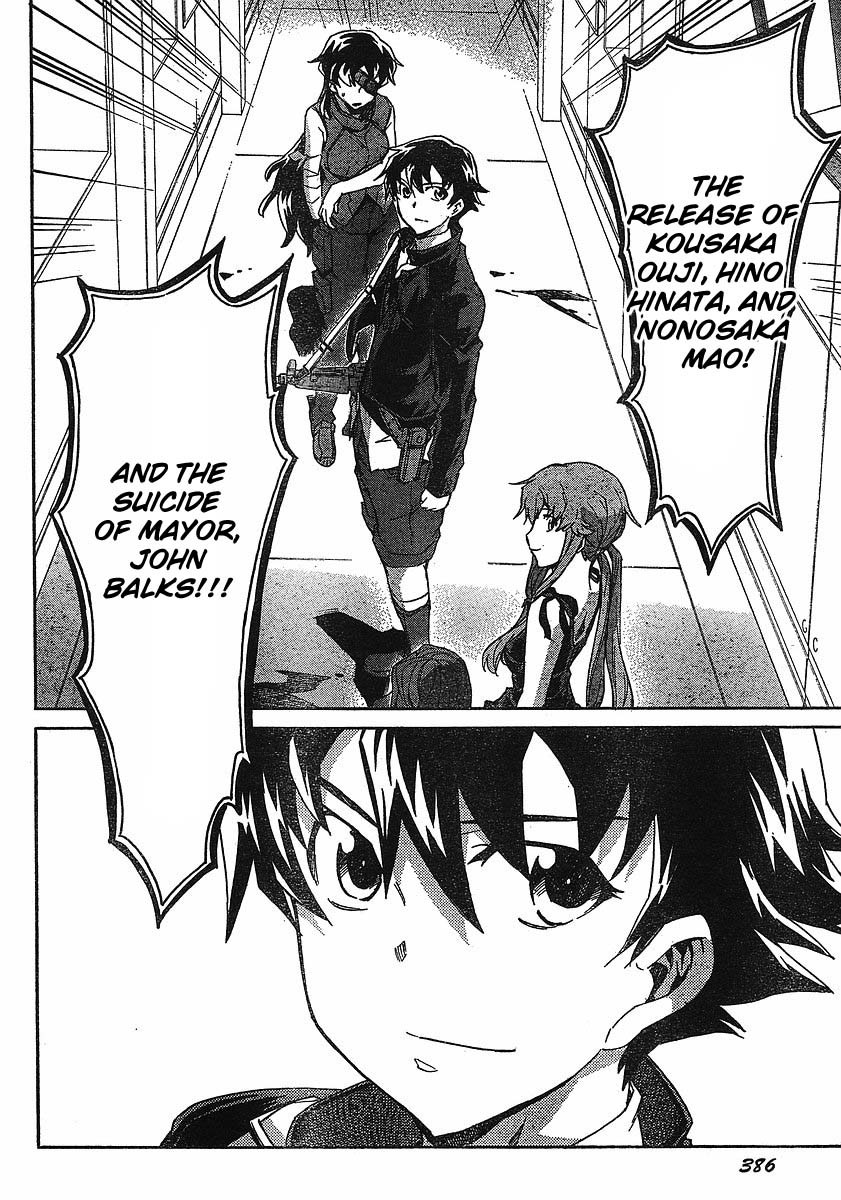 Mirai Nikki Chapter 43 page 27 - Chapter 43: How to Save the End