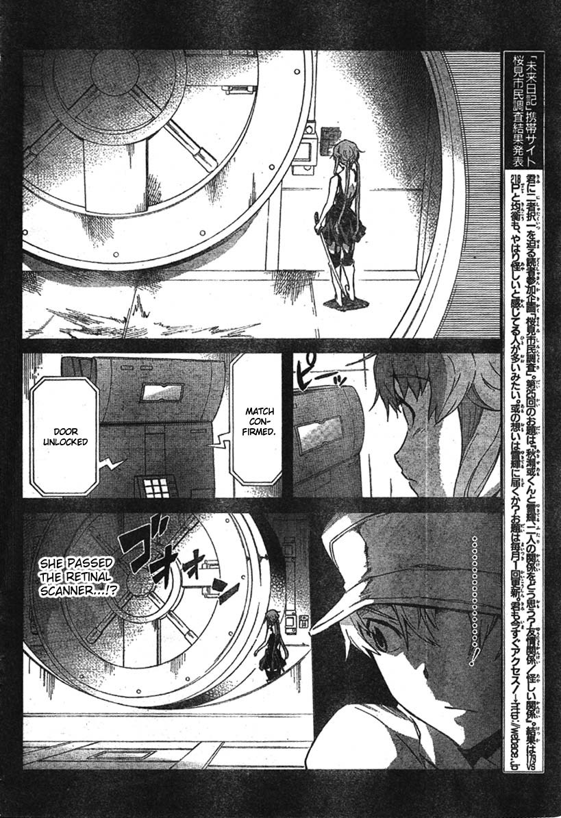 Mirai Nikki Chapter 47 page 18 - Chapter 47: All Collapse Preludes