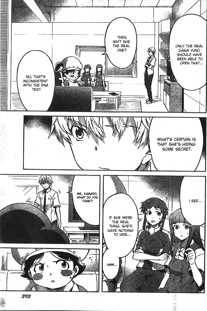 Mirai Nikki Chapter 47 page 19 - Chapter 47: All Collapse Preludes
