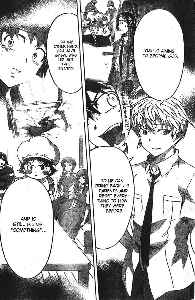 Mirai Nikki Chapter 47 page 20 - Chapter 47: All Collapse Preludes