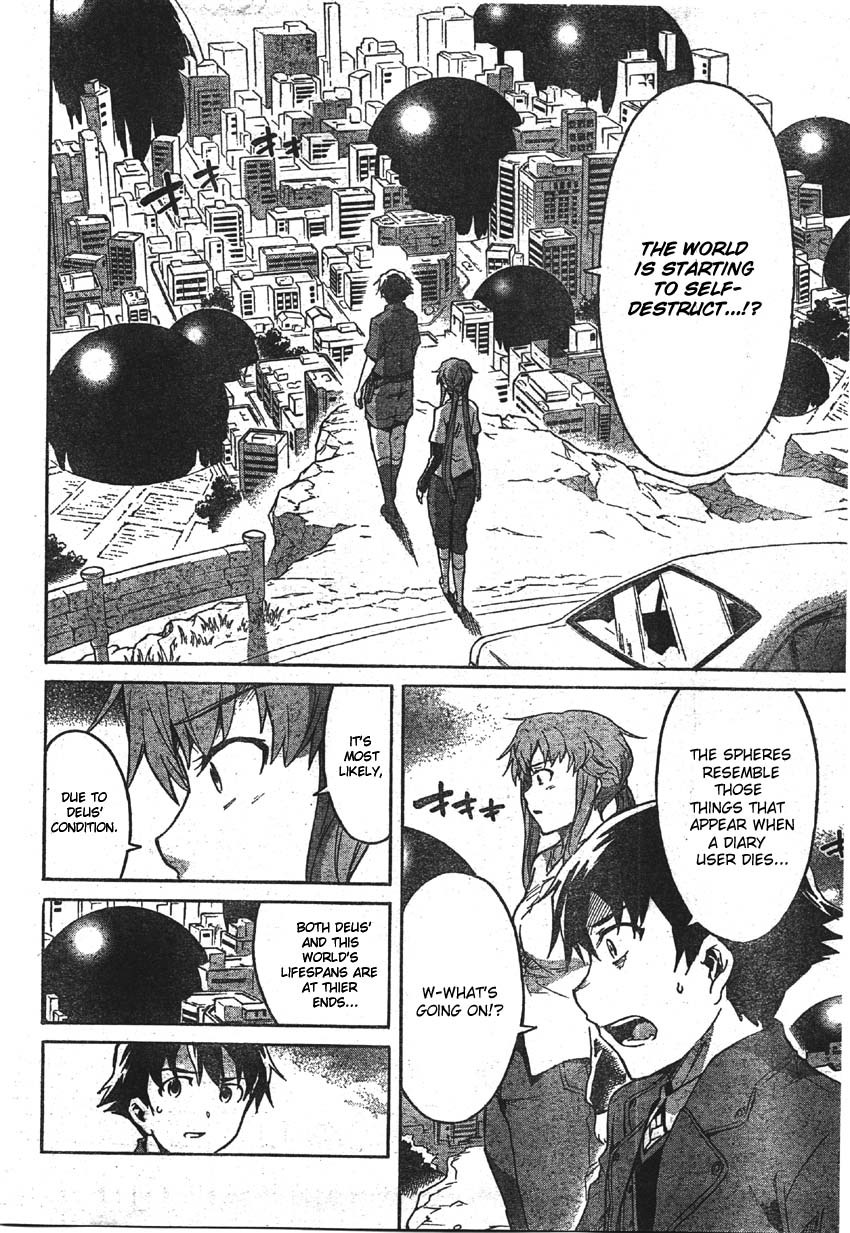 Mirai Nikki Chapter 47 page 25 - Chapter 47: All Collapse Preludes