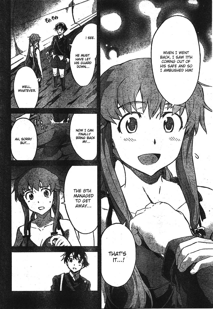 Mirai Nikki Chapter 47 page 9 - Chapter 47: All Collapse Preludes