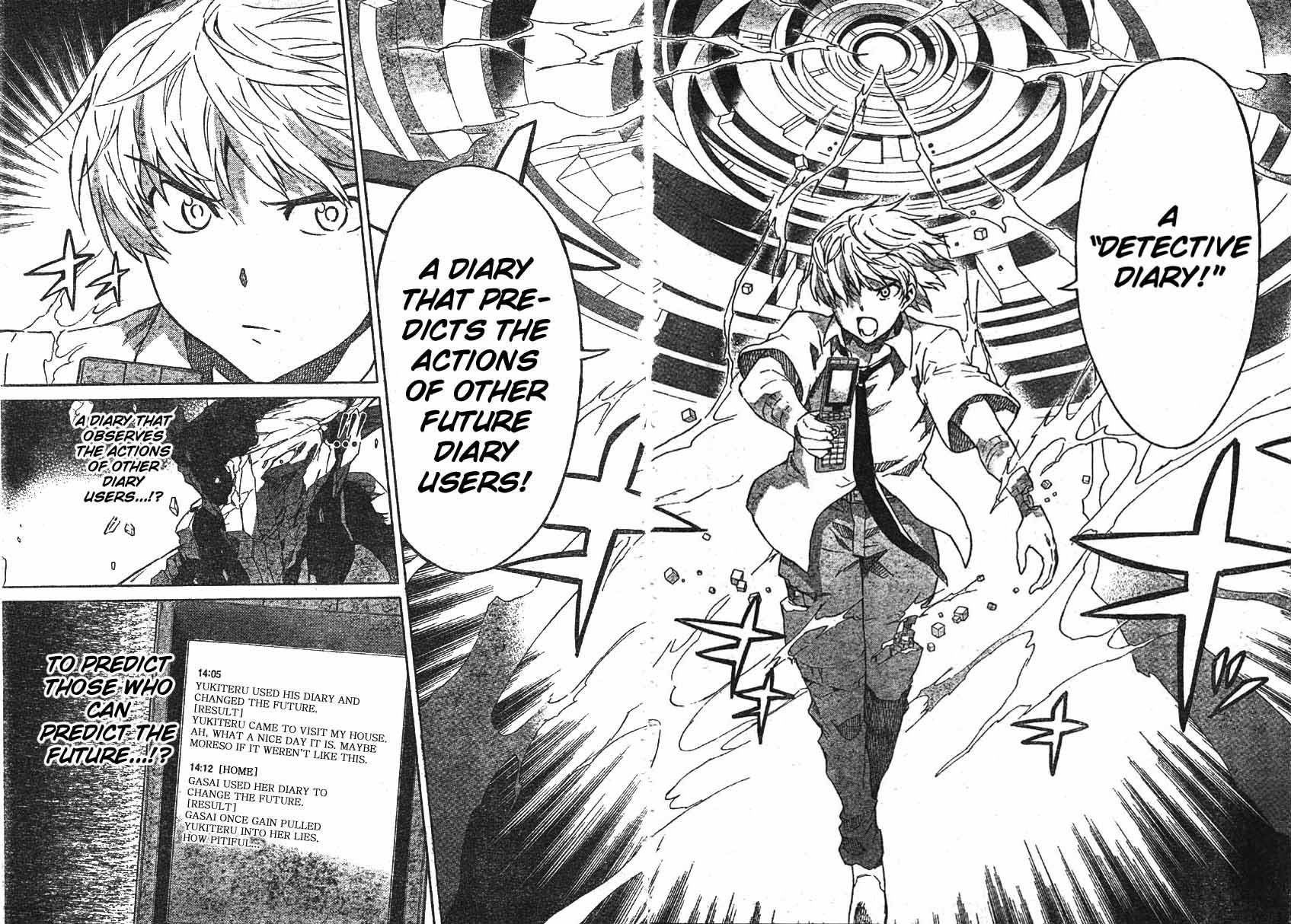 Mirai Nikki Chapter 48 page 28 - Chapter 48: The End of Tender Lies and Kamishiro
