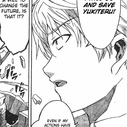 Mirai Nikki Chapter 48: The End of Tender Lies and Kamishiro cover