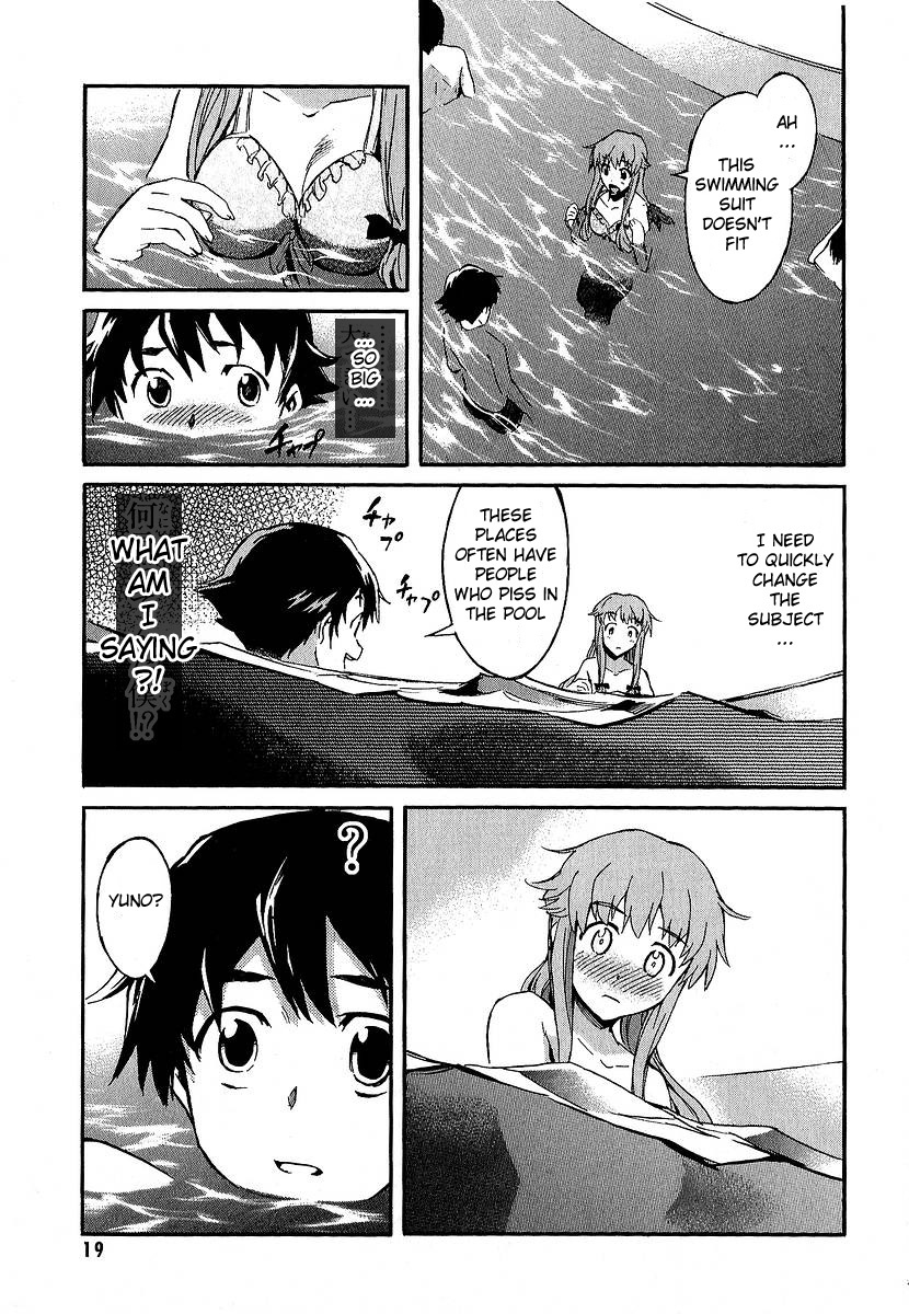 Mirai Nikki Chapter 5 page 14 - Chapter 5: Yuno Gasai's Secret