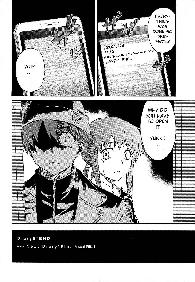 Mirai Nikki Chapter 5 page 41 - Chapter 5: Yuno Gasai's Secret