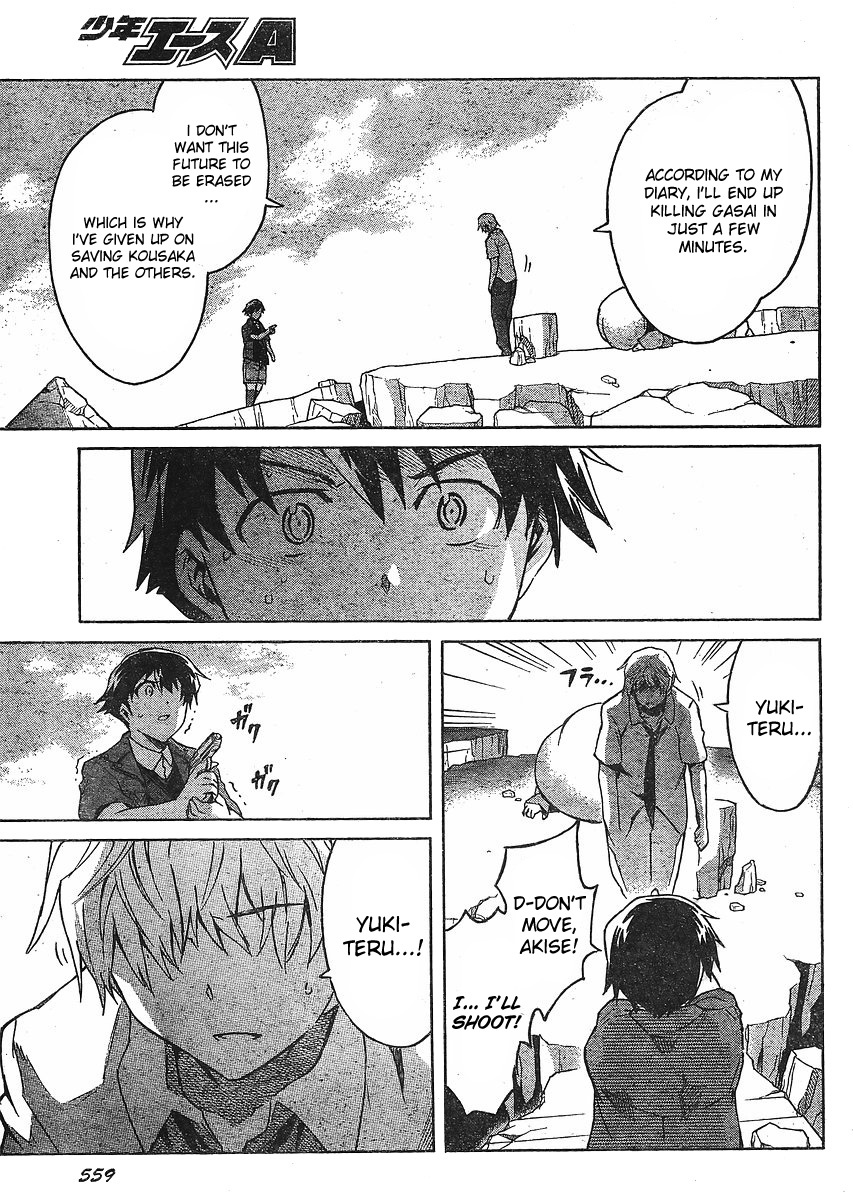 Mirai Nikki Chapter 50 page 22 - Chapter 50: Elucidation 2