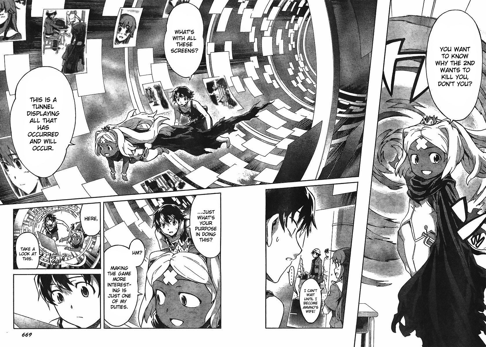 Mirai Nikki Chapter 53 page 12 - Chapter 53: Spiral/Spiral Game