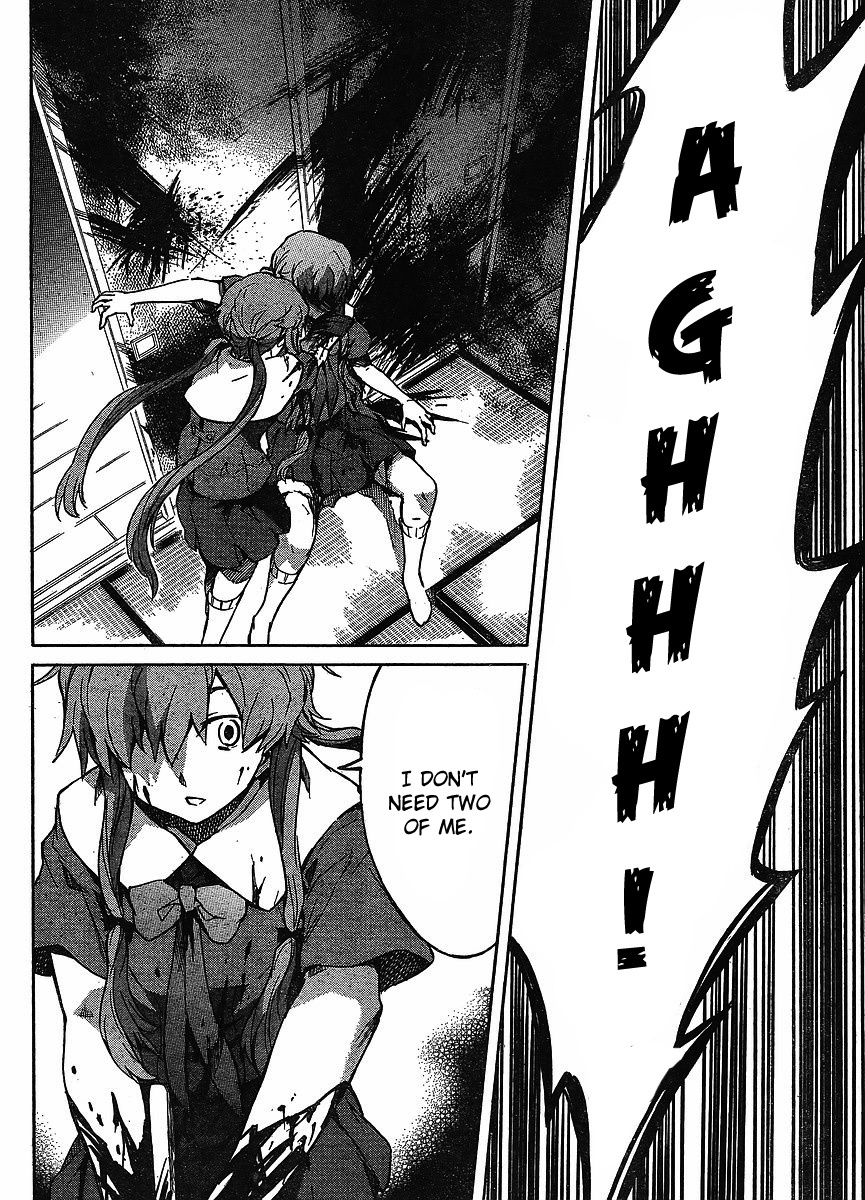 Mirai Nikki Chapter 53 page 25 - Chapter 53: Spiral/Spiral Game