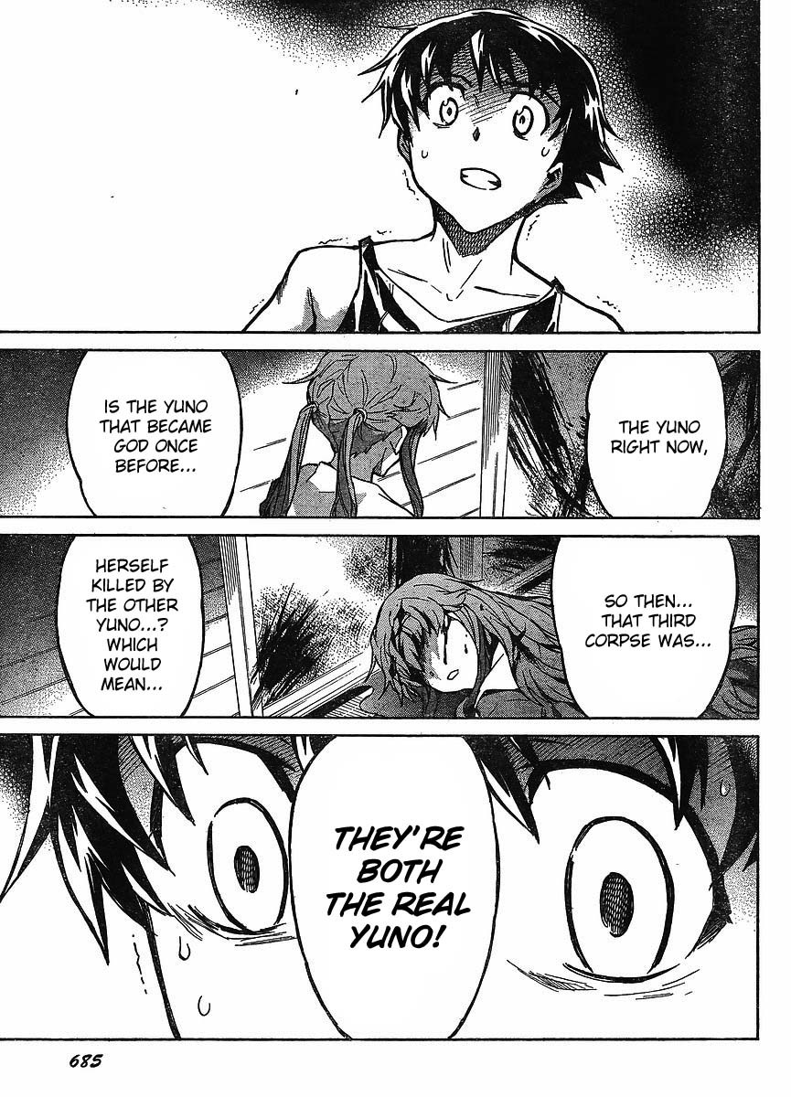 Mirai Nikki Chapter 53 page 26 - Chapter 53: Spiral/Spiral Game