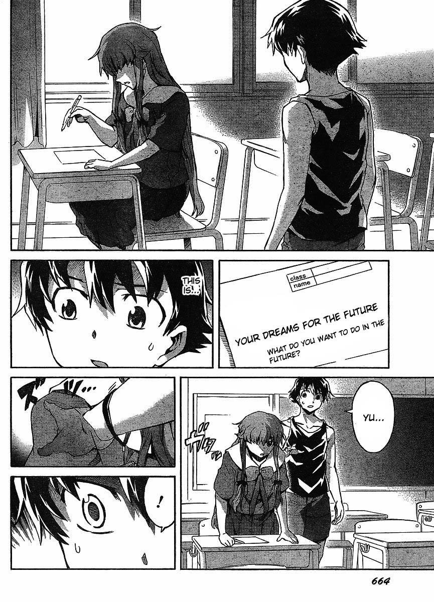 Mirai Nikki Chapter 53 page 8 - Chapter 53: Spiral/Spiral Game