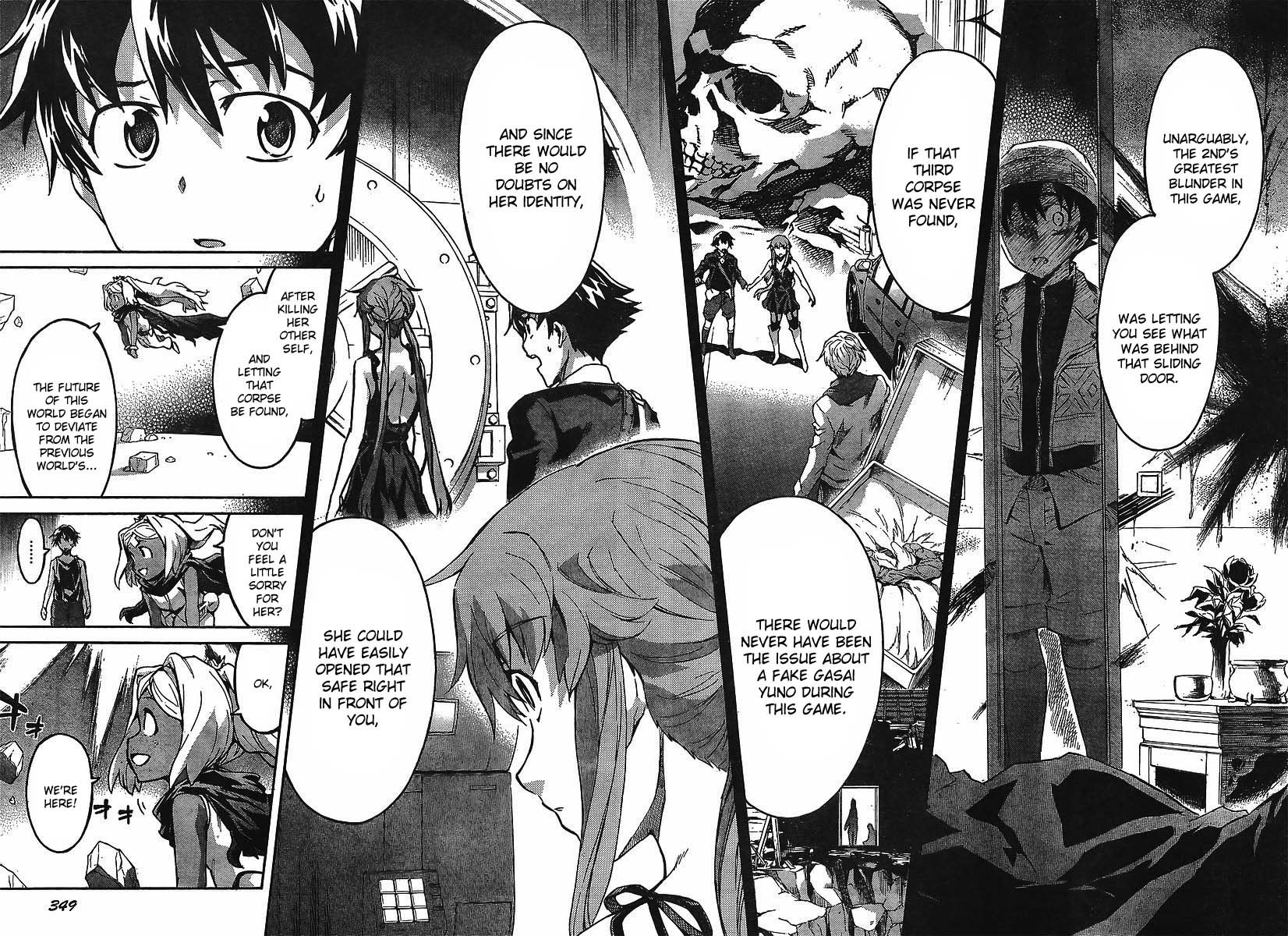 Mirai Nikki Chapter 54 page 9 - Chapter 54: Simply Because I Love It, I Love It