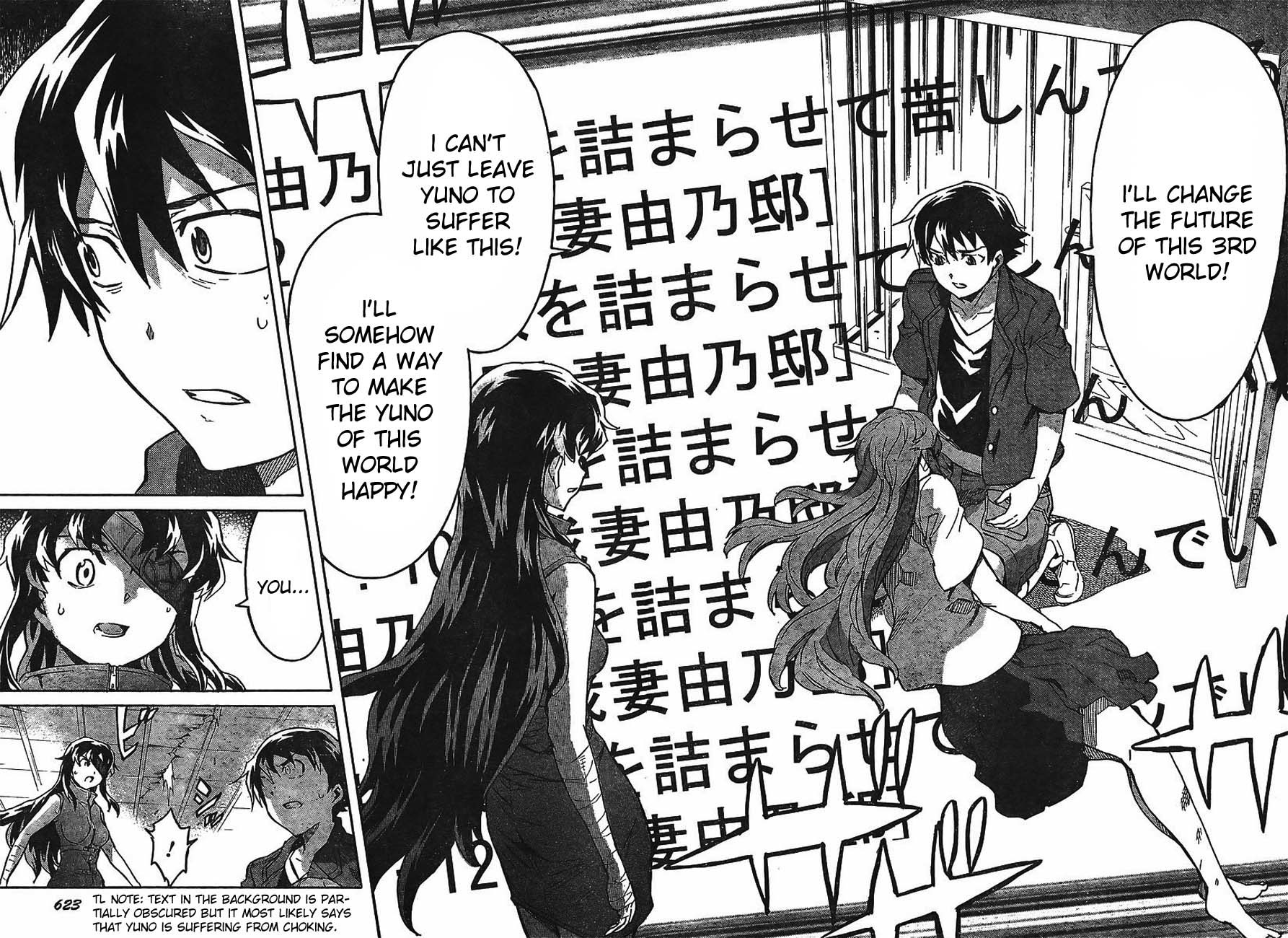 Mirai Nikki Chapter 55 page 28 - Chapter 55: Obstruction May Be Open to All