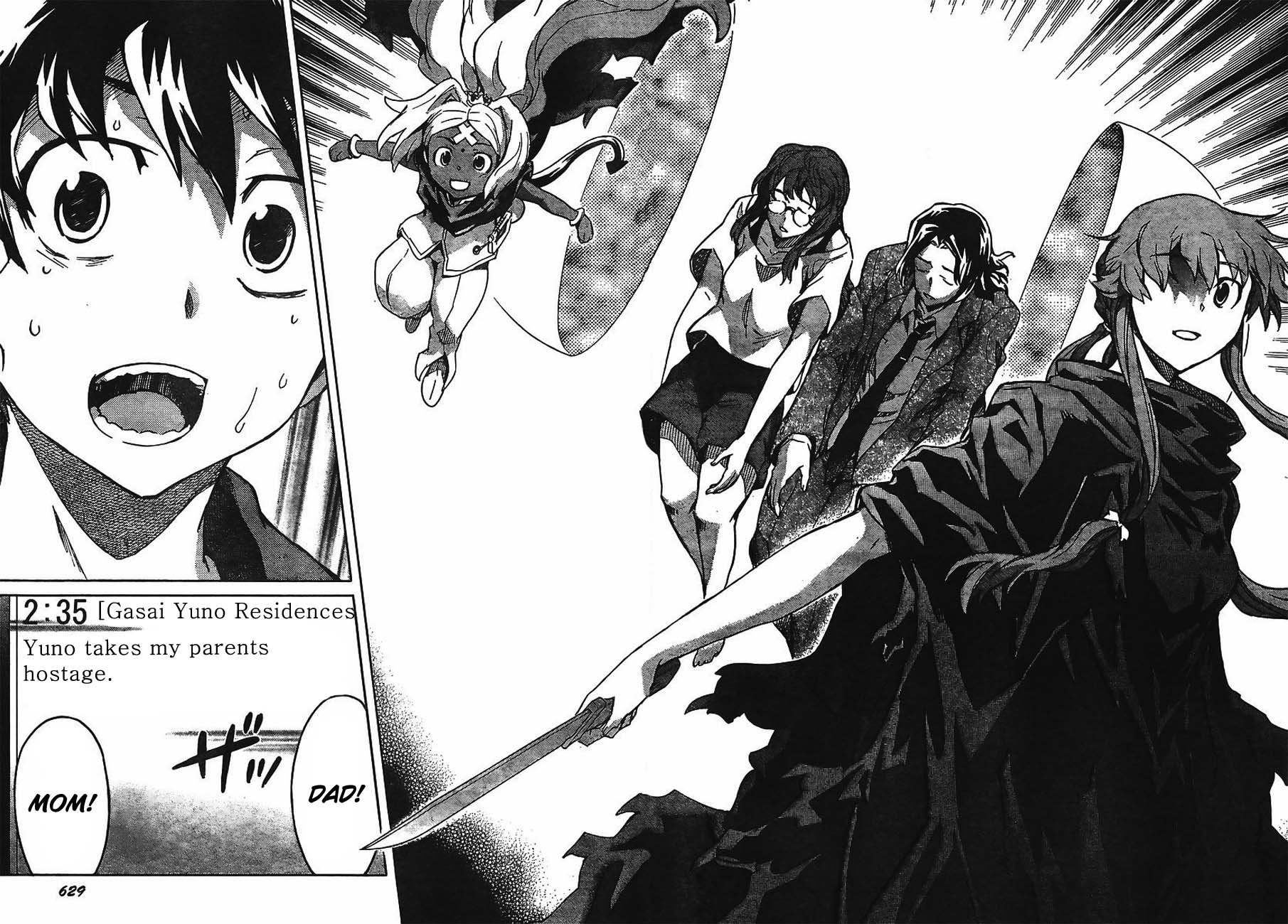 Mirai Nikki Chapter 55 page 33 - Chapter 55: Obstruction May Be Open to All