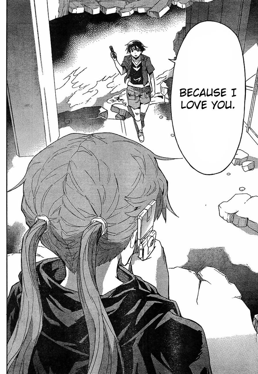Mirai Nikki Chapter 56 page 27 - Chapter 56: Defeated Dream