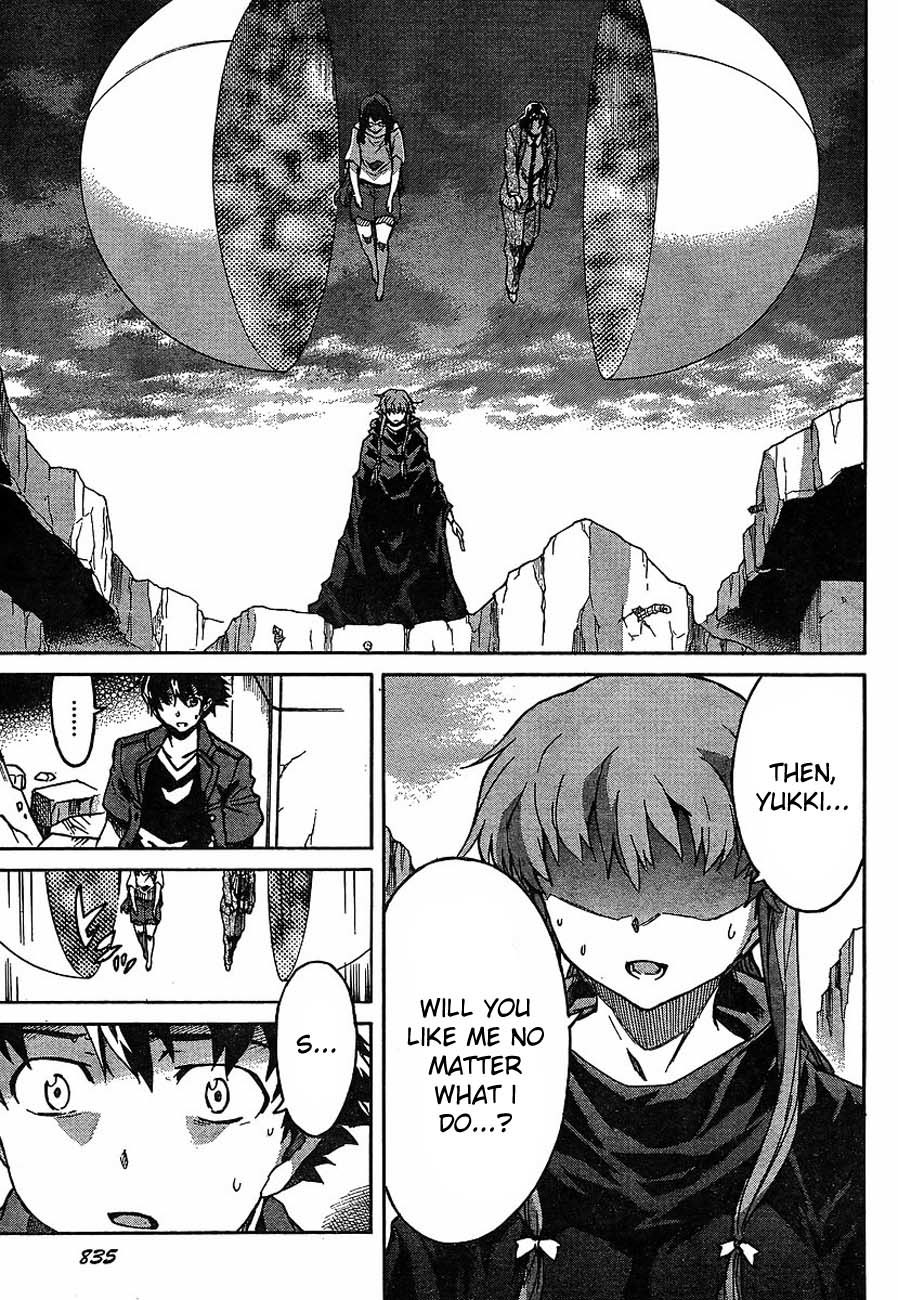 Mirai Nikki Chapter 56 page 31 - Chapter 56: Defeated Dream