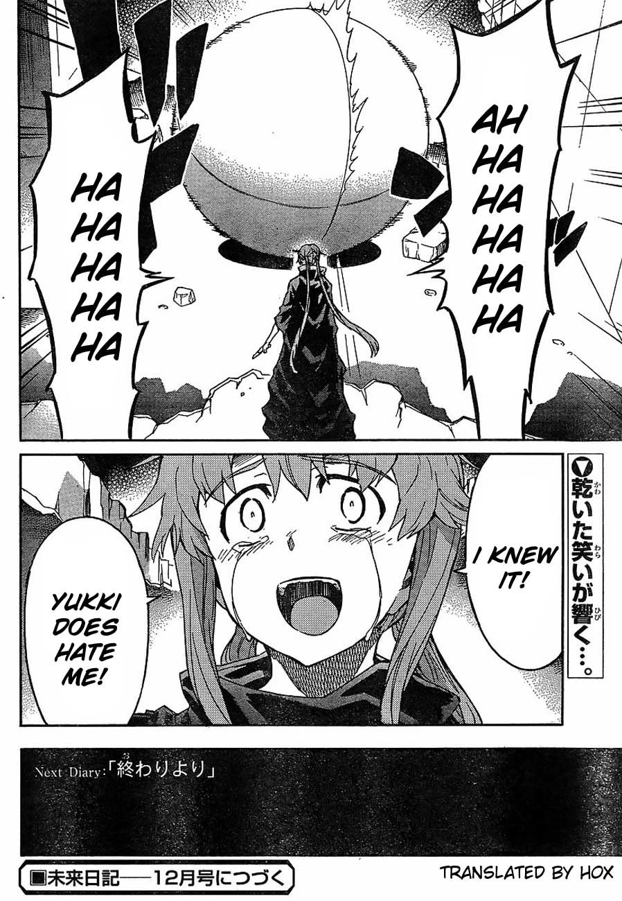 Mirai Nikki Chapter 56 page 34 - Chapter 56: Defeated Dream