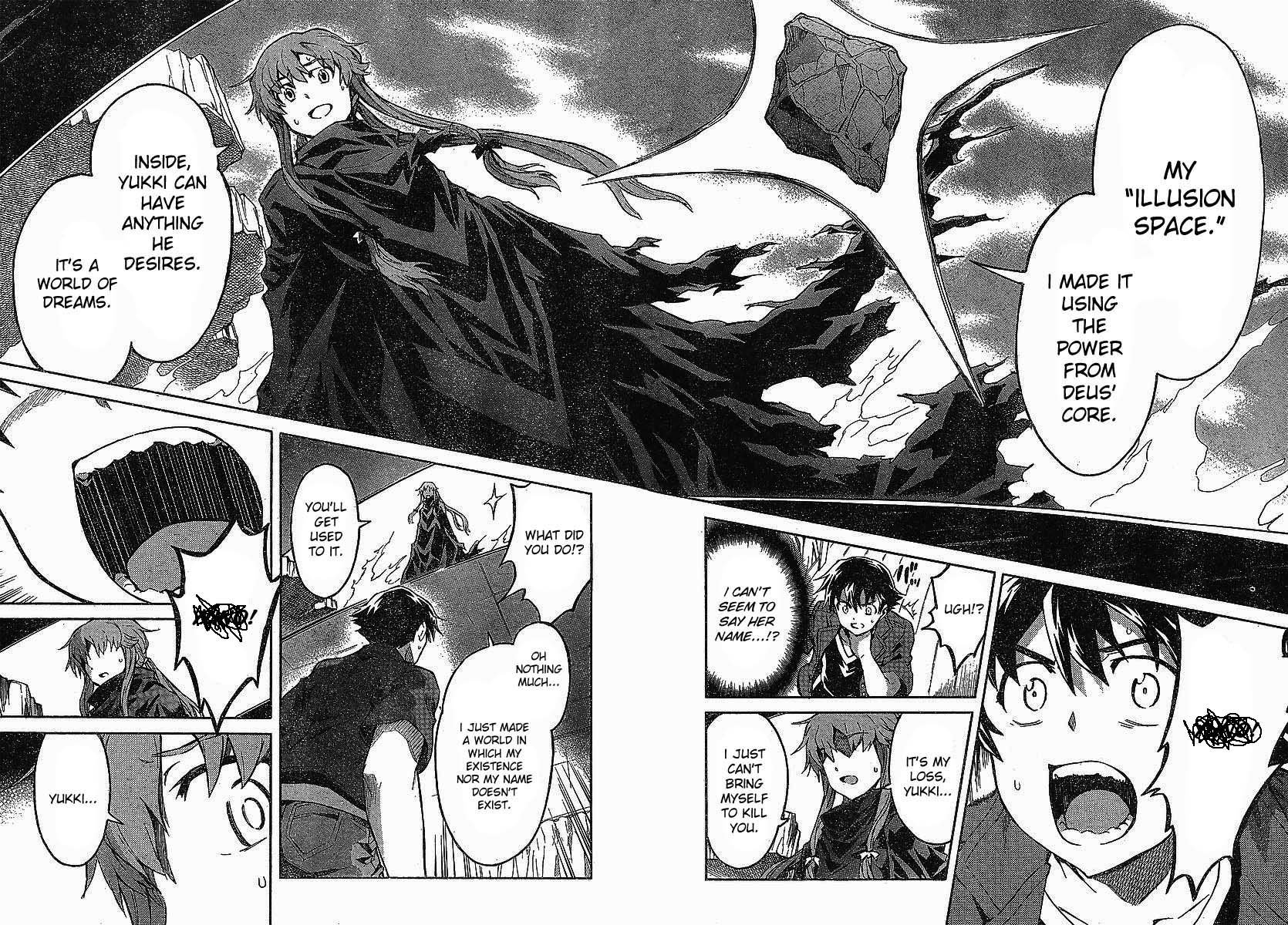 Mirai Nikki Chapter 57 page 11 - Chapter 57: It Could Be a Good Ending