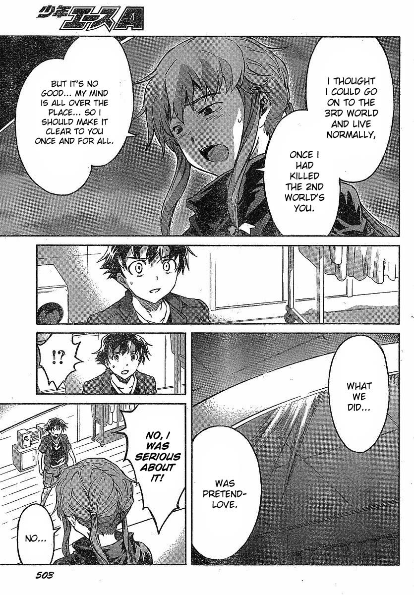 Mirai Nikki Chapter 57 page 13 - Chapter 57: It Could Be a Good Ending