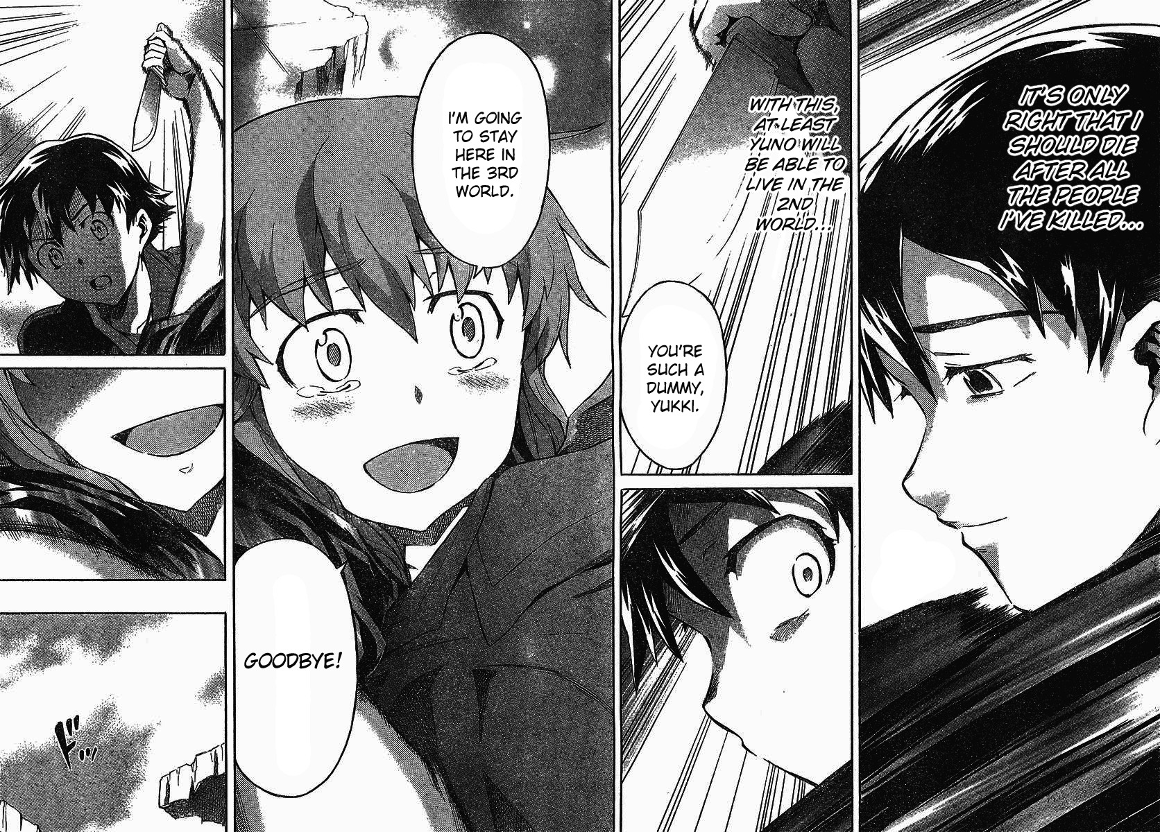 Mirai Nikki Chapter 59 page 14 - Chapter 59: Last Diary