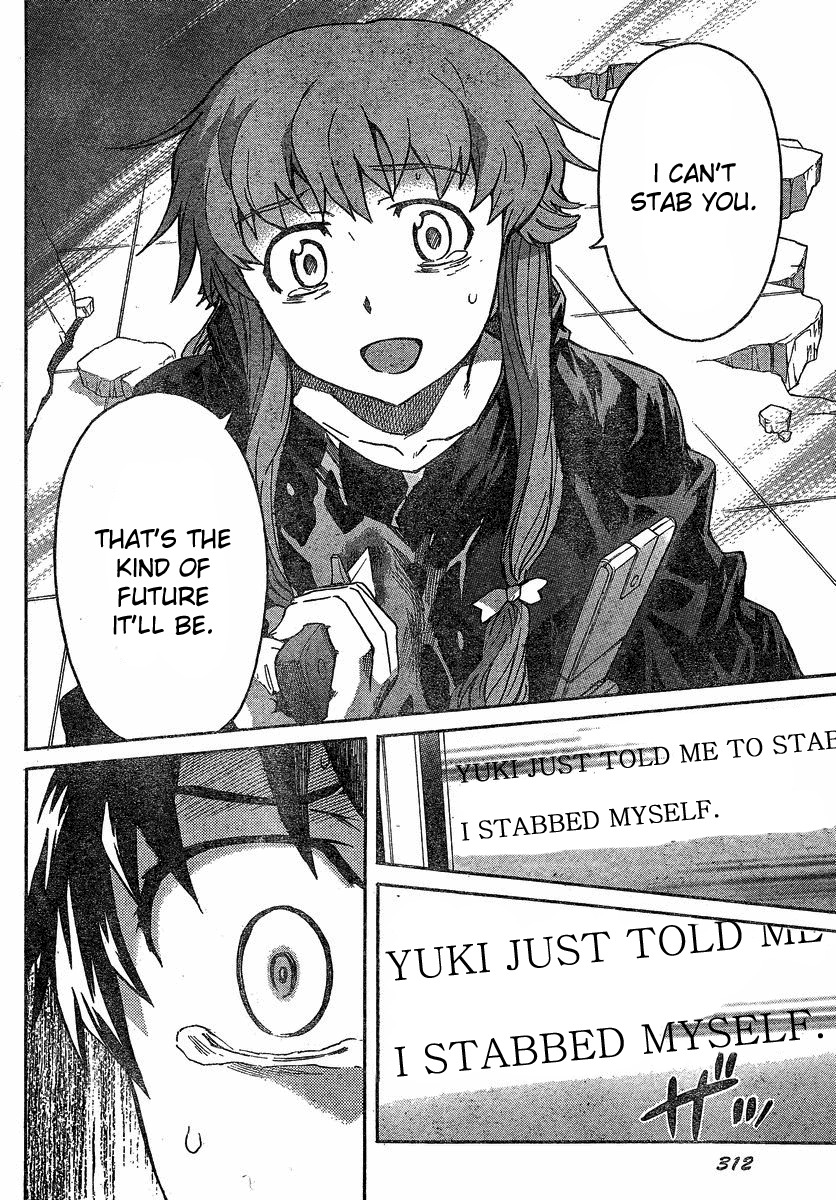 Mirai Nikki Chapter 59 page 18 - Chapter 59: Last Diary