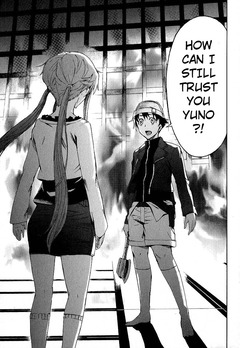 Mirai Nikki Chapter 6 page 41 - Chapter 6: Visual Pitfall