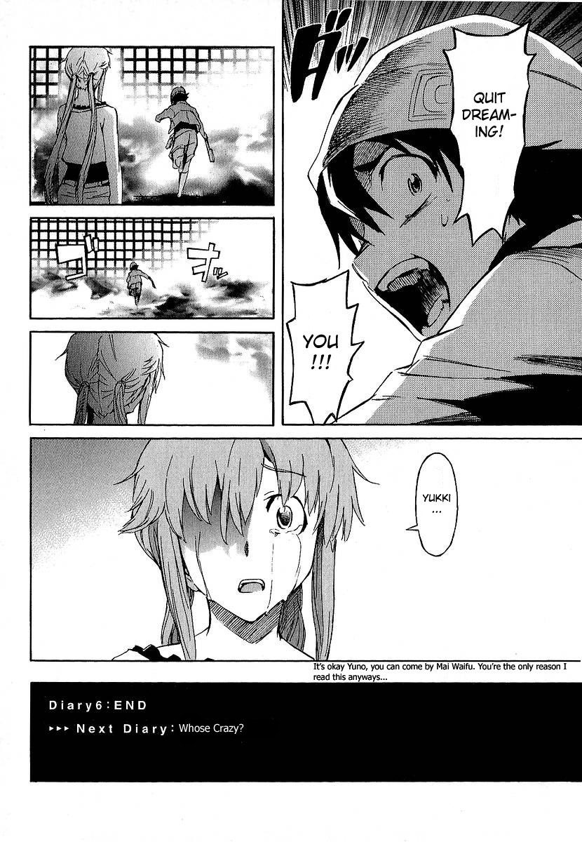 Mirai Nikki Chapter 6 page 42 - Chapter 6: Visual Pitfall