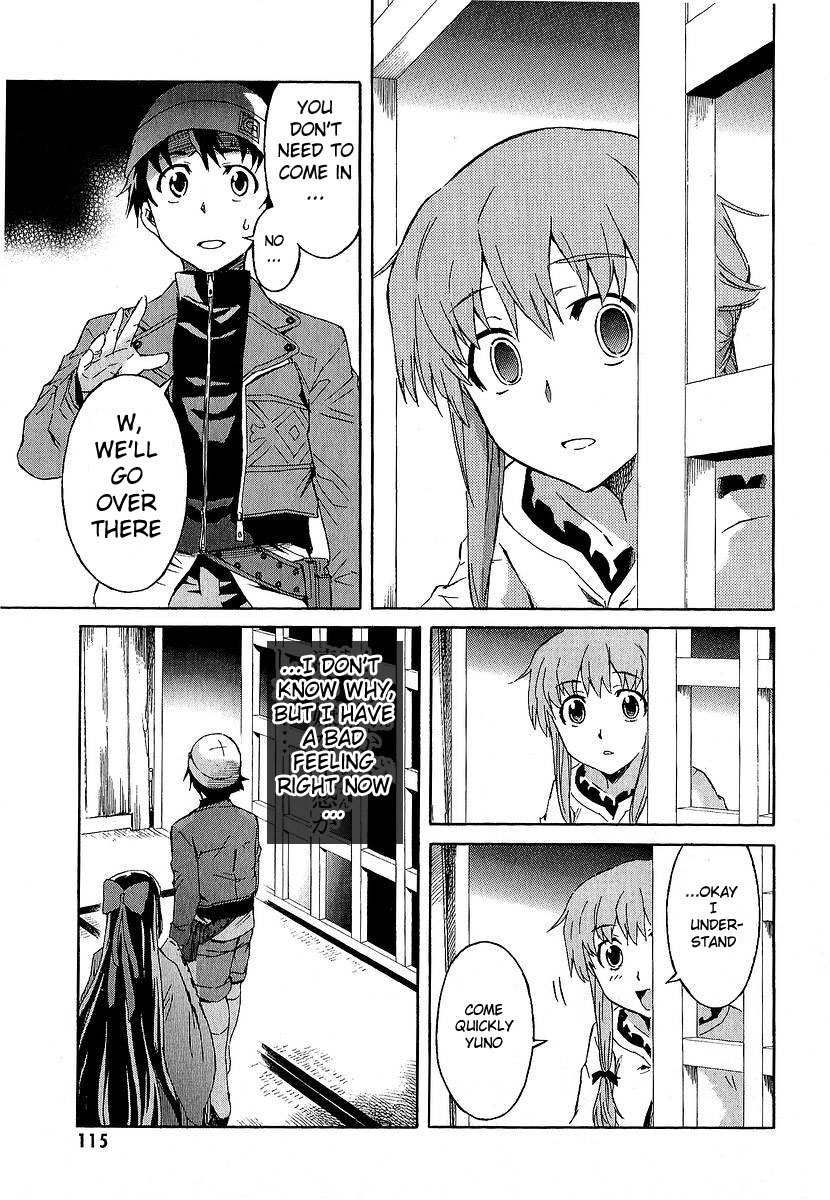Mirai Nikki Chapter 7 page 22 - Chapter 7: Who's Crazy