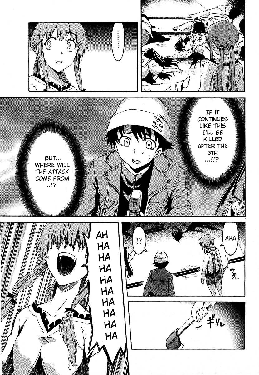 Mirai Nikki Chapter 7 page 38 - Chapter 7: Who's Crazy