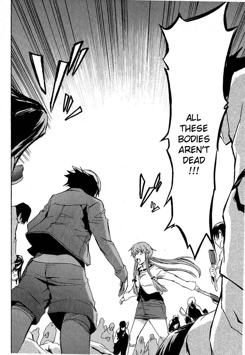 Mirai Nikki Chapter 7 page 41 - Chapter 7: Who's Crazy