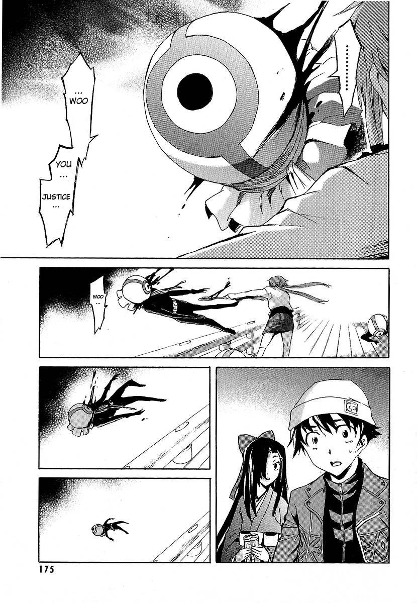Mirai Nikki Chapter 8 page 35 - Chapter 8: Vision VS Hearing