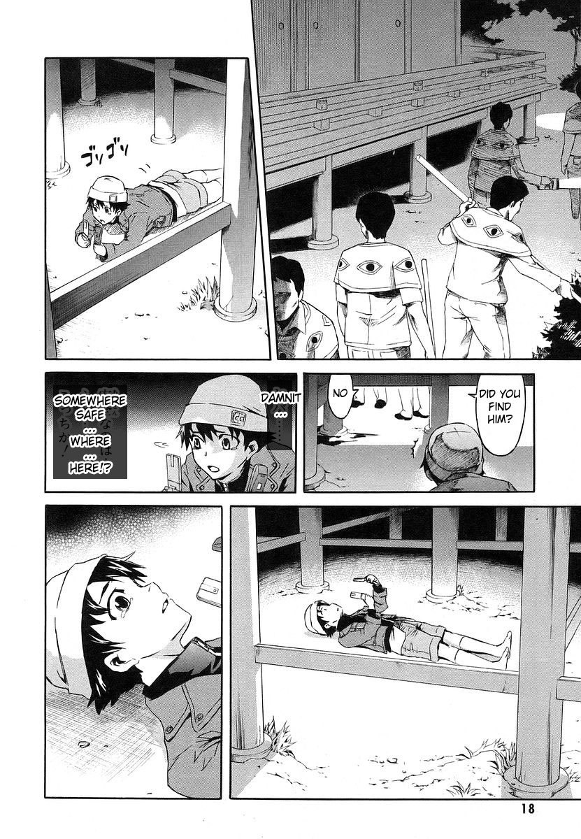 Mirai Nikki Chapter 9 page 17 - Chapter 9: Happy End - Unhappy End