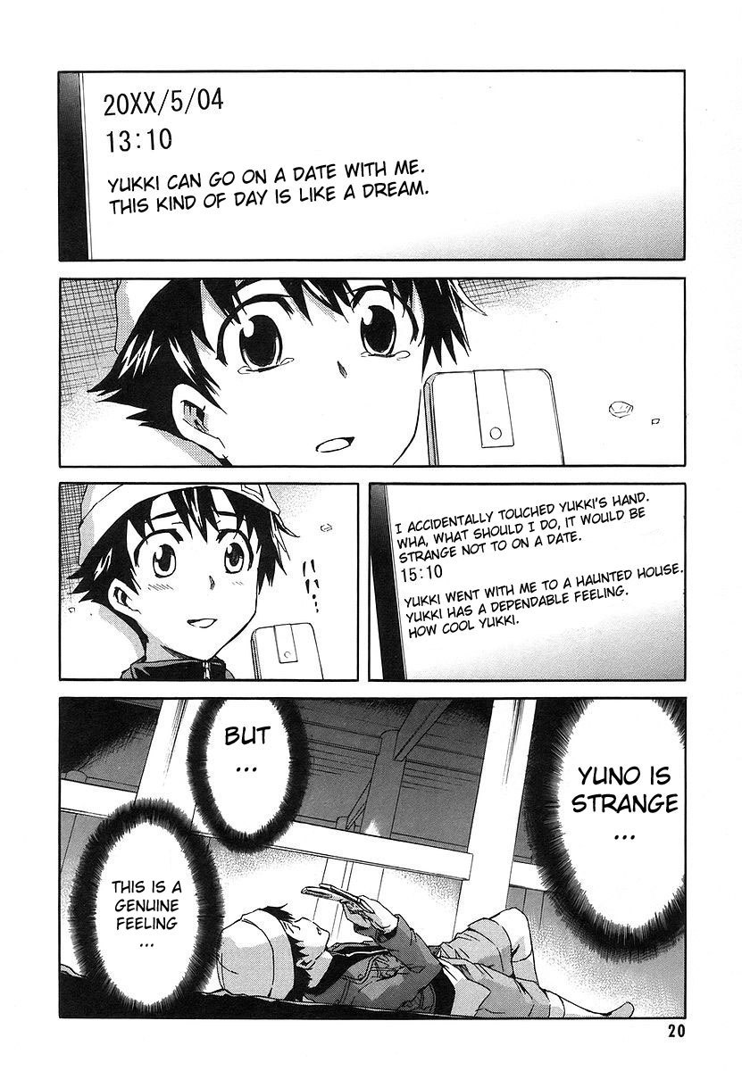 Mirai Nikki Chapter 9 page 19 - Chapter 9: Happy End - Unhappy End