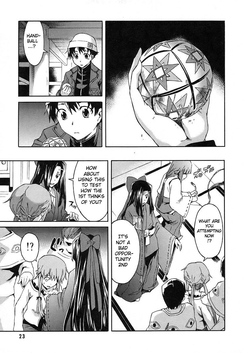 Mirai Nikki Chapter 9 page 22 - Chapter 9: Happy End - Unhappy End