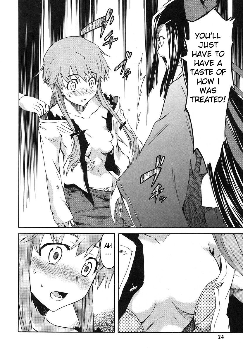 Mirai Nikki Chapter 9 page 23 - Chapter 9: Happy End - Unhappy End