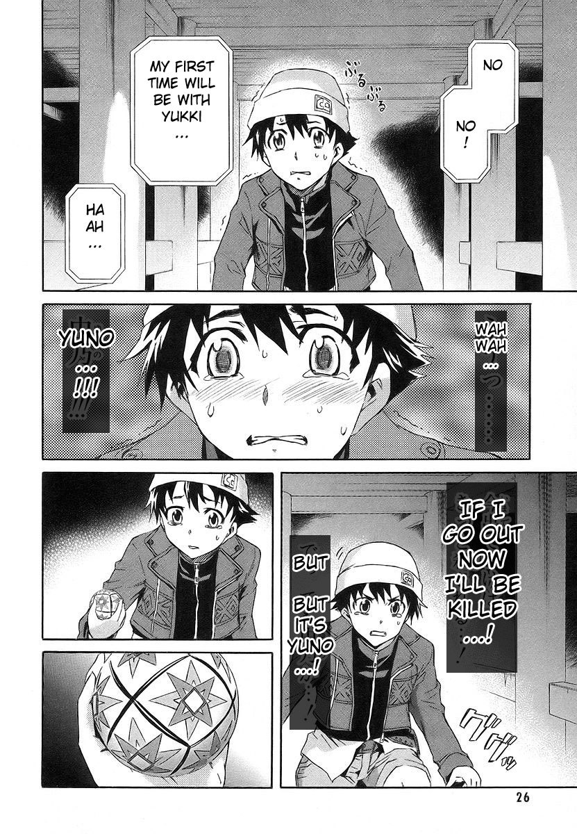 Mirai Nikki Chapter 9 page 25 - Chapter 9: Happy End - Unhappy End