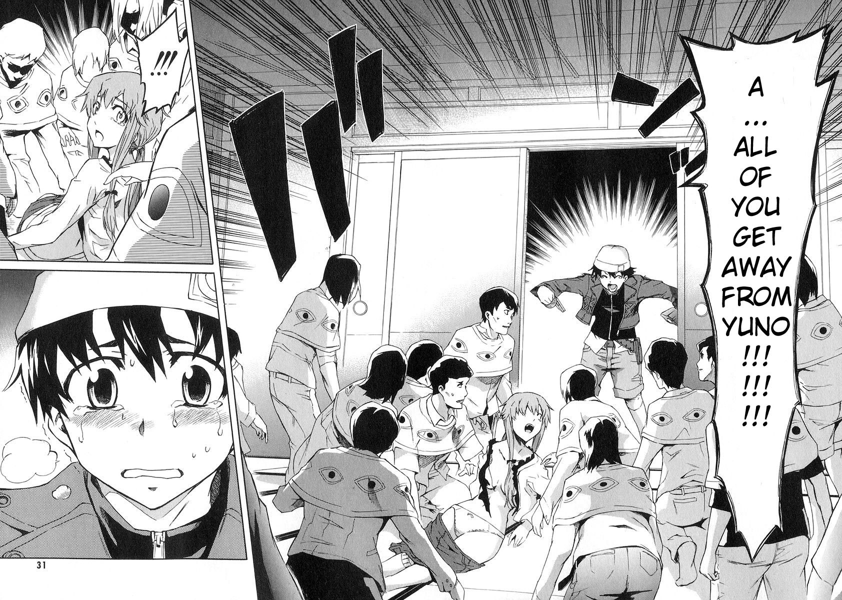 Mirai Nikki Chapter 9 page 29 - Chapter 9: Happy End - Unhappy End
