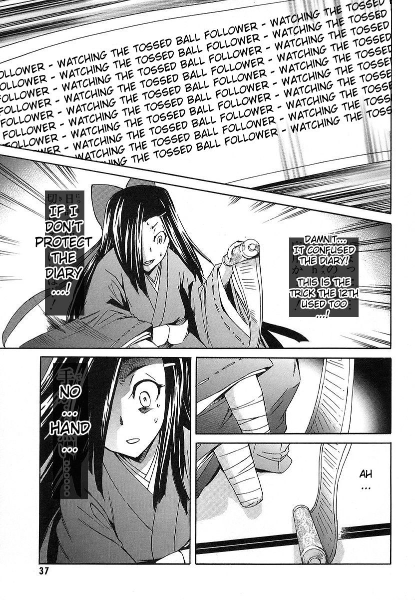 Mirai Nikki Chapter 9 page 35 - Chapter 9: Happy End - Unhappy End