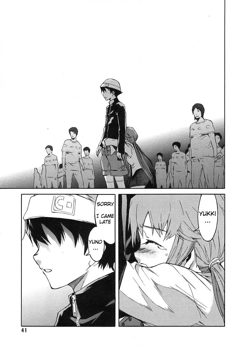 Mirai Nikki Chapter 9 page 39 - Chapter 9: Happy End - Unhappy End