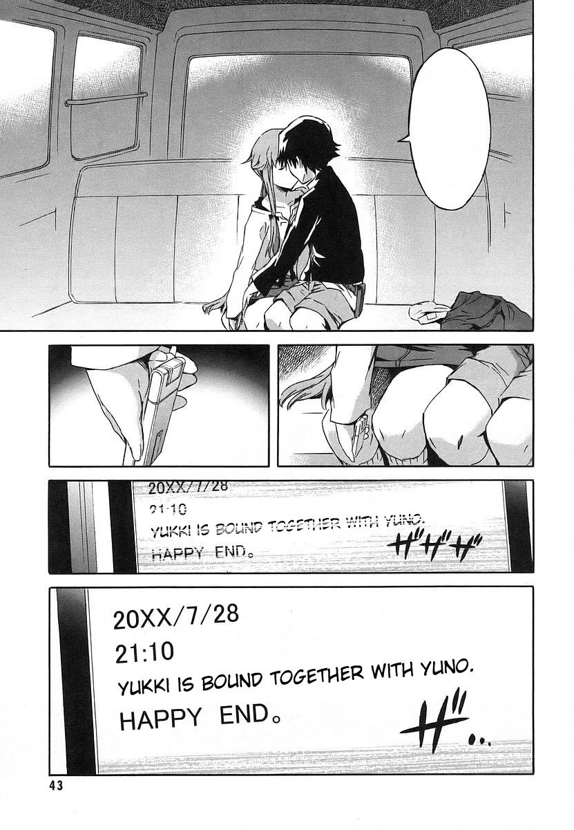 Mirai Nikki Chapter 9 page 41 - Chapter 9: Happy End - Unhappy End