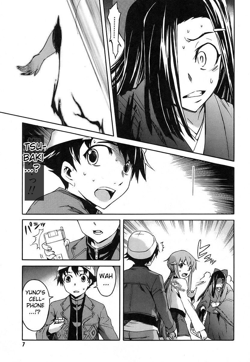 Mirai Nikki Chapter 9 page 5 - Chapter 9: Happy End - Unhappy End