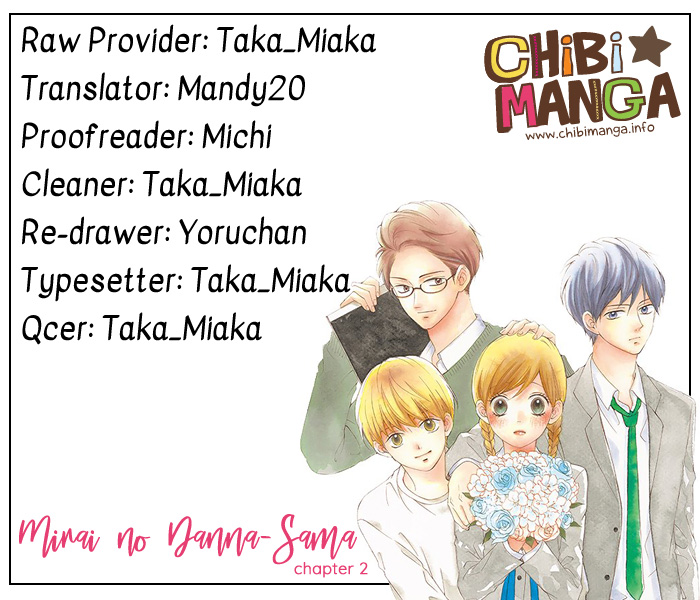 Mirai no Danna-Sama Chapter 2 page 1 - Chapter 2