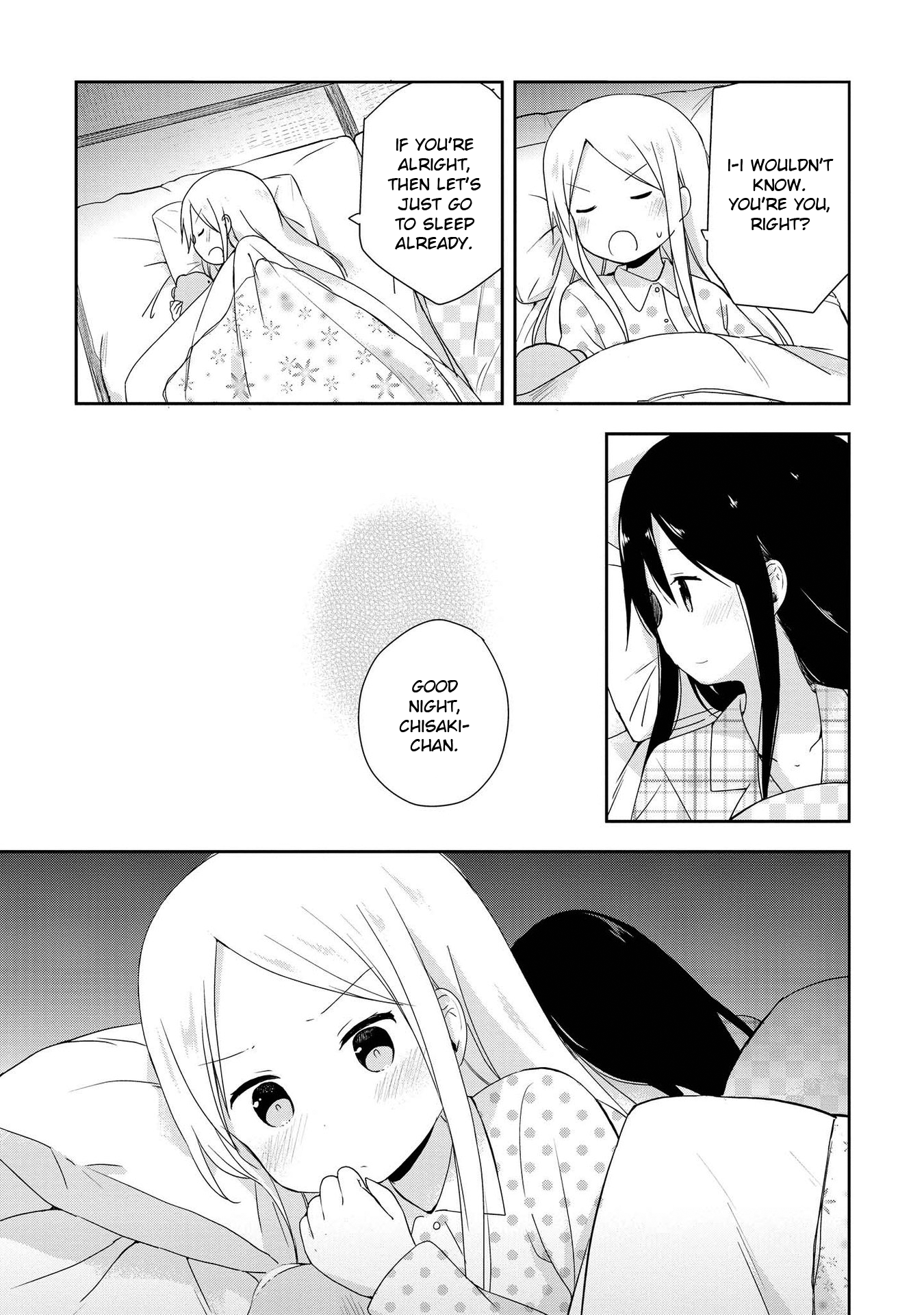 Mirai no Fu Fu Desu Kedo? Chapter 6 page 11 - Chapter 6: Sleepover